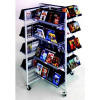BLACK SLATGRID FLIP N' BROWSE "4-WAY" UNIT CD DVD DISPLAY 25-185  White 25-186