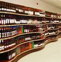 Liquor Shelves
