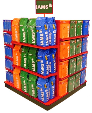 Four Way Gondola Shelving