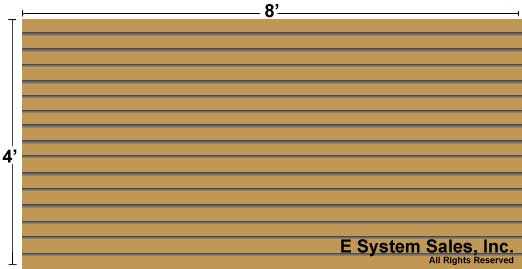 4 X 8 Slatwall Panels